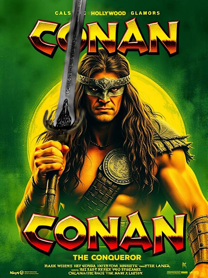 conan the conqueror (foreign retro poster)