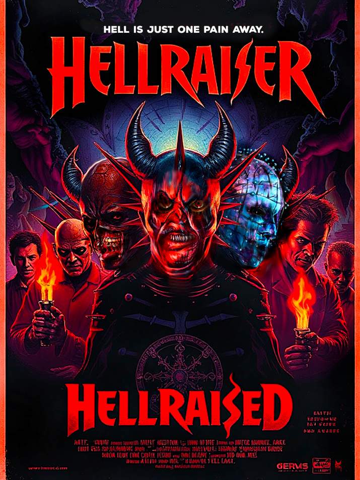 hellraiser - hellraised (foreign retro poster)