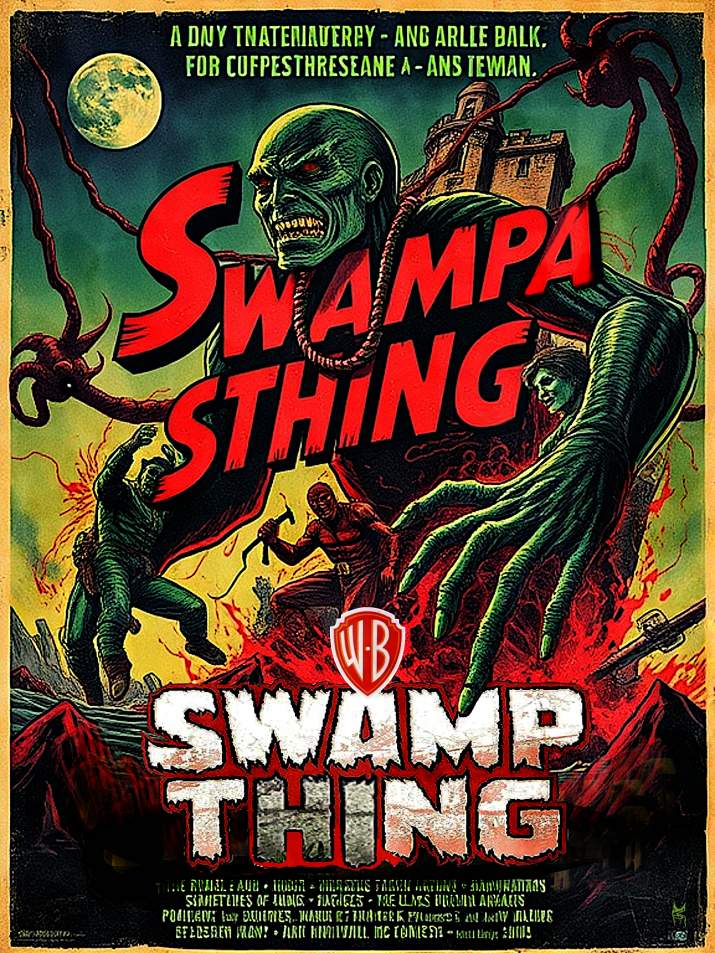 swamp thing (foreign retro poster)