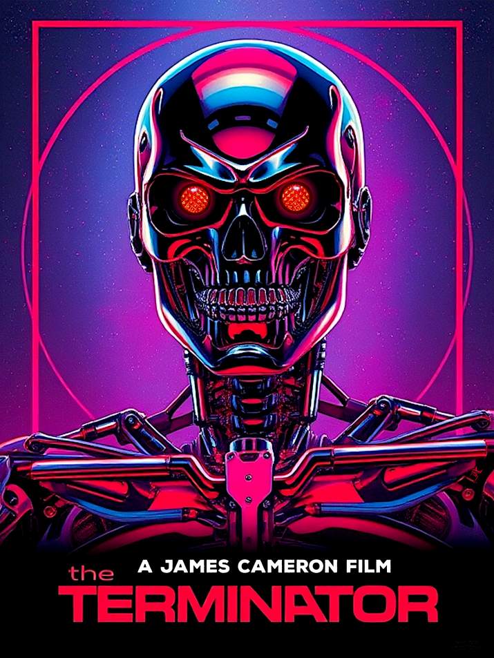 the terminator (foreign retro poster)